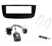 KIT MASCHERINA FIAT PUNTO EVO LUCIDA CON COMANDI VOLANTE E DIN ANTENNA E CHIAVI