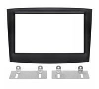 KIT MASCHERINA MONTAGGIO STEREO 2 DIN FIAT DOBLO OPEL COMBO 15 > NERO OPACO