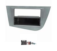 Kit mascherina radio adatta per Seat Leon 2 1P 2005-2012 autoradio telaio di ...