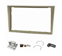 Kit mascherina radio doppio DIN 2DIN adatta per Opel Astra H Zafira B Corsa D...