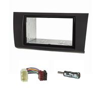 Kit mascherina radio doppio DIN adatta per Suzuki Swift MZ EZ 2005-2010 adatt...