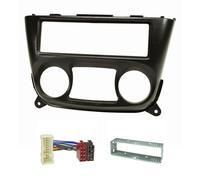 Kit mascherina radio pozzetto adatto per Nissan Almera N16 2000-06 ISO adatta...