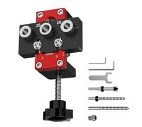 Kit Maschiatore Tasselli | Multifunzionali Portatili in Lega di Alluminio | Guida per Fori Dritti - Per Falegname Falegnameria Costruzione Mobili Negozio