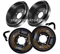 KIT MASSE FRENO PIATTI FRENO GANASCE CILINDRETTI TAMBURI PER FIAT PANDA 141 4X4