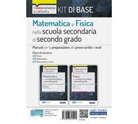 Kit matematica e fisica nella scuola secondaria di secondo grado. Manuali di preparazione al concorso a cattedra Classi A20, A26, A27. Con espansione online. Con software di simulazione