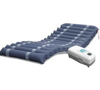 Kit Materasso Antidecubito a Pressione Alternata con Compressore - 17 Celle ad Aria, Valvola CPR, PVC Ignifugo - Dispositivo Medico Classe I per Prevenzione Piaghe da Decubito