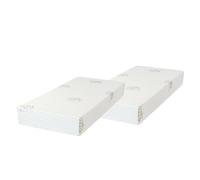 Kit Materasso Singolo 80x190 h 20 cm Molle Insacchettate e Memory Foam