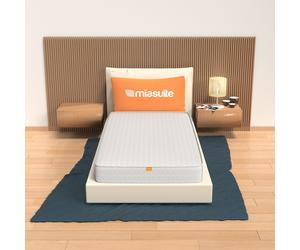 KIT MATERASSO SINGOLO 90X200 H 20 CM PIU' 1 CUSCINO MEMORY + 1 RETE ORTOPEDICA