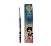Kit matita e righello San Carlo Acutis. St. Carlo Acutis pencil and ruler set.