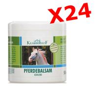Kit Maxi Risparmio con 24 Balsamo Cavallo Krauterhof Verde Rinfrescante da 500ml
