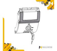 Kit meccanismo di chiusura SHAD grigio titanio Premium SH48 D1B482PMAR