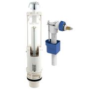 Kit meccanismo WC con rubinetto galleggiante laterale 3/6L - Certificato NF - Rousseau