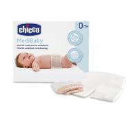 MINI KIT MEDICAZIONE OMBELICALE CHICCO MEDIBABY 3 BENDE A RETE ELASTICA CALIBRO 6 + 3 GARZE OMBELICALI TNT 10X10 CM