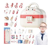 Kit Medico Per Bambini E Giocattoli Da Dentista Con Vero Stetoscopio. Set Di Simulazione Medica Completo Con Custodia, Come Regalo Di Compleanno Per Bambini E