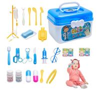 Kit medico per bambini | Set di 23 set da gioco per bambini con stetoscopio | Playset del dottore giocattolo educativo, playset del dottore giocattolo gioco di ruolo per ragazze dai 3 anni in su