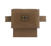 Kit medico tattico 1FAK Compact T.rauma Kit, compatibile con cintura e MOLLE, kit di pronto soccorso con porta laccio emostatico per caccia airsoft (Khaki)