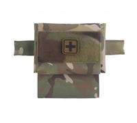 Kit medico tattico 1FAK Compact T.rauma Kit, compatibile con cintura e MOLLE, kit di pronto soccorso con porta laccio emostatico per caccia airsoft (CP)