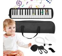 Kit melodica a 37 tasti, strumento musicale a tastiera per pianoforte, strumento musicale melodica per bambini, tastiera musicale portatile per bambini, pratica