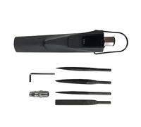 Kit micro smerigliatrice pneumatica Lima pneumatica con 4 tipi di lime, 3700 giri/min. Mini strumento ad aria pneumatica con corpo alternativo pneumatico multifunzione