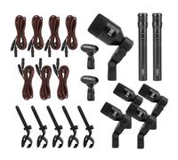 Kit Microfoni Dinamici per Batteria 7 Pezzi con Cavi XLR XTUGA DI7