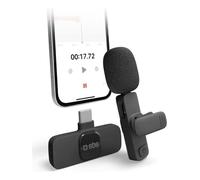 SBS microfono wireless per smartphone con ricevitore, microfono piccolo, con clip, per vlog, instagram, tiktok, da youtuber