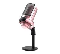 Kit microfono USB RGB per computer con treppiede Monitoraggio in tempo reale Plug & Play Un tasto per disattivare l'audio e manopola di guadagno per giochi/riunioni/streaming live/registrazione