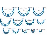 Kit Micrometro Esterno Dasqua 12 Pezzi 0-300mm x 0,01mm 4111-8203