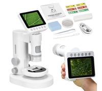 Kit Microscopio Per Bambini 100X-1000X Giocattolo Progetto STEM