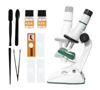 Kit Microscopio Per Bambini 200X-1200X Ingrandimento Portatile Luce LED
