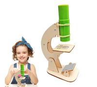 Kit microscopio per bambini: mini microscopio a mano, vetrini preparati, guida al laboratorio STEM | Giocattolo educativo di scienza per bambini 6 ai 12 anni, esperimento di esplorazione, Project