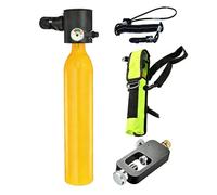 Kit Mini bombola for Immersioni subacquee da 0,5 Litri, bombola di respirazione Subacquea ad Alta Pressione, con Adattatore for Immersioni subacquee, indicatore Luminoso, for esplorazione Subacquea