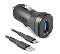 Kit mini caricatore auto 10 Watt - Ricarica rapida e cavo USB-Micro-USB incluso