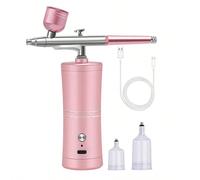 Kit mini compressore d aria 0,3mm, aerografo a spruzzo per arte di unghie, artigianato, torte, nebbia nano Tagli UnicaLega di alluminio