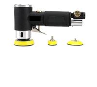 Kit mini levigatrice orbitale casuale nera con spugna lucidante da 1/2/3 pollici e tamponi di lana carta vetrata ,Altamente efficiente