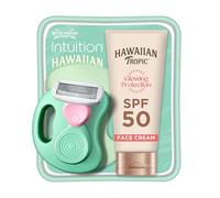 Kit mini rasoio Wilkinson Sword e crema solare viso Hawaiian Tropic 50 ml