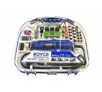 KIT MINI TRAPANO 211 PEZZI SMERIGLIATRICE ROTANTE 135W PUNTE FRESE ROYCE RMG-300