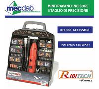 KIT DREMEL MINI TRAPANO ROTATIVO 135W MULTIUTENSILE 300pz RIBIMEX