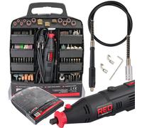 KIT MINI TRAPANO RED TECHNIC DREMEL 350W SET 300 PEZZI LEVIGA LUCIDA TAGLIA