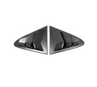 Kit minigonne laterali per carrozzeria auto Per Toyota per Corolla per Berlina 2019 2020 Auto Posteriore Laterale Finestra Feritoie Decorare Copertura Trim Adesivo Accessori Auto(Black Mirror)