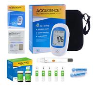 Kit misuratore di cétono nel sangue per test rapido per la dieta Keto con monitor di cétono e strisce 30 pezzi con lancette per cétosi e dieta cetogenica