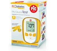 Kit Misuratore Glicemia PIC GLUCO TEST Glucometro Pungidito Lancette e Strisce