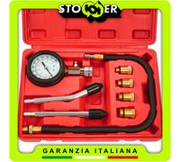 KIT Misuratore PRESSIONE Compressione Cilindri TESTER Pistone per Motore BENZINA