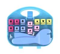 Kit Mitmach per progettare fiori in carta con edificio permanente ABS promuove la creatività dei bambini + nessun giocattolo perforatore di carta