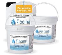 KIT mix Chimici per Chiusura Invernale piscina (15 kg)