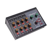 Kit Mixer Audio, Mixer Audio Compatto AC 100V-240V Regolazione del Volume Indipendente Ad Alta stabilità per la Casa