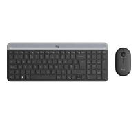 KIT MK470 TASTIERA + MOUSE NANO WIRELESS COMBO NERO (920-009196)