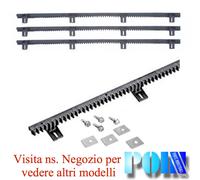 KIT ML 3 CREMAGLIERA IN PLASTICA CON ANIMA IN METALLO PESO ANTA FINO A 500 KG