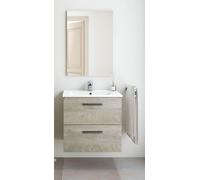 Kit mobile bagno Aruba cm.60 rovere alaska
