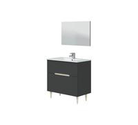 KIT MOBILE BAGNO DENVER 80 ANTRACITE ROVERE