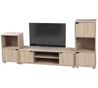 KIT MOBILE SALOTTO PORTA TV HI FI TAVOLINO ARMADIO COMPLETO ROVERE MOD 2003394